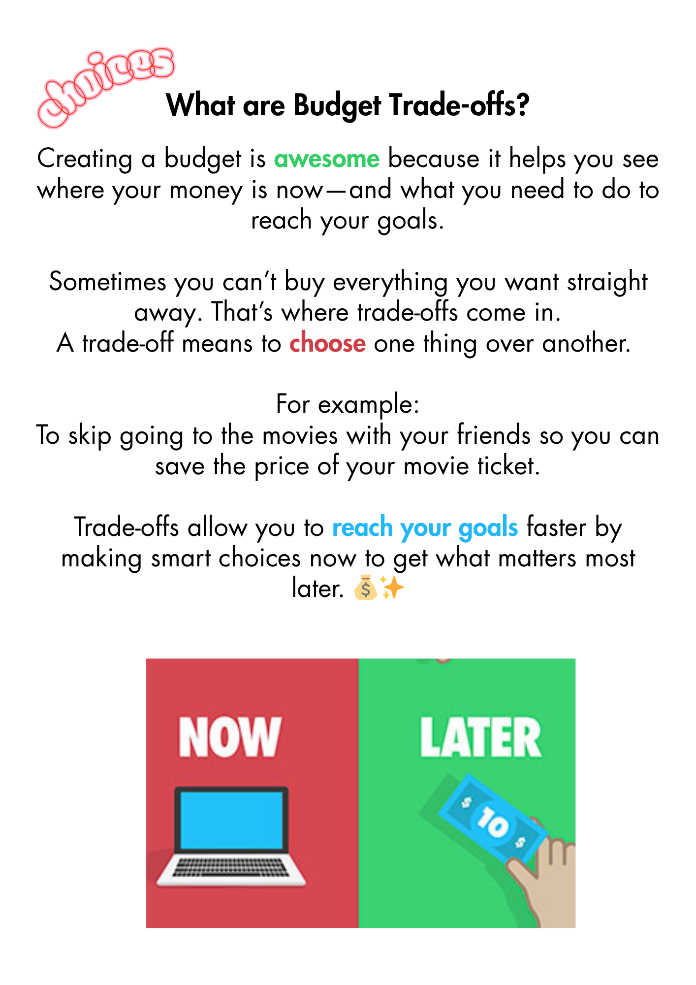 Programme 3: Spend Smart, Live Well